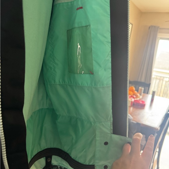 Women's Black and Mint Jacket - Picture 5 of 5